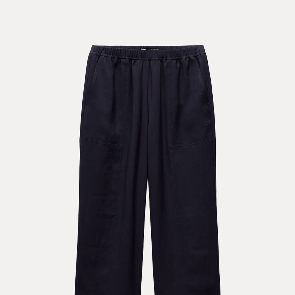 Zara Women's Black Wide Leg Pants